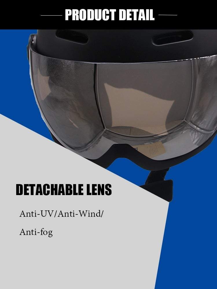 Ski/Snowboard Helmet With Visor - Image 5