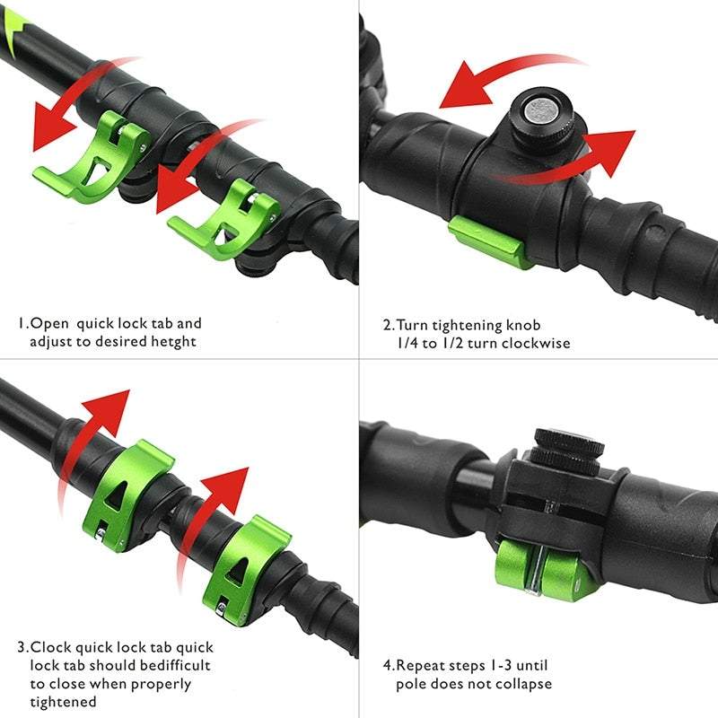 Ultralight Retractable Trekking Hiking Pole - Image 4