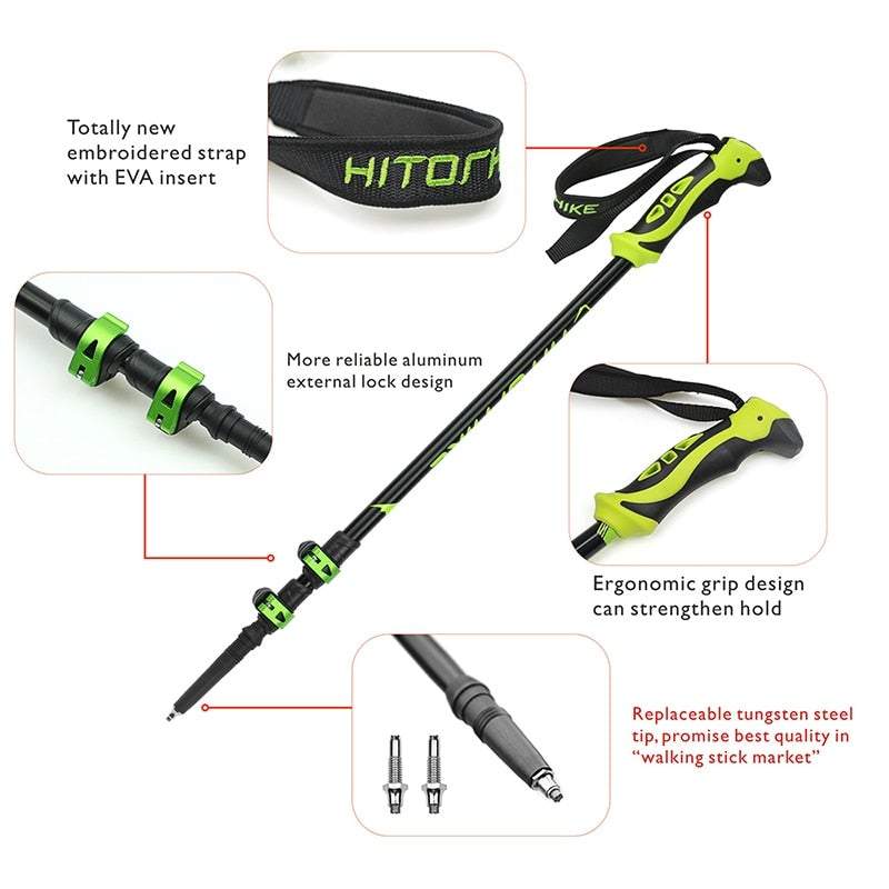 Ultralight Retractable Trekking Hiking Pole - Image 3